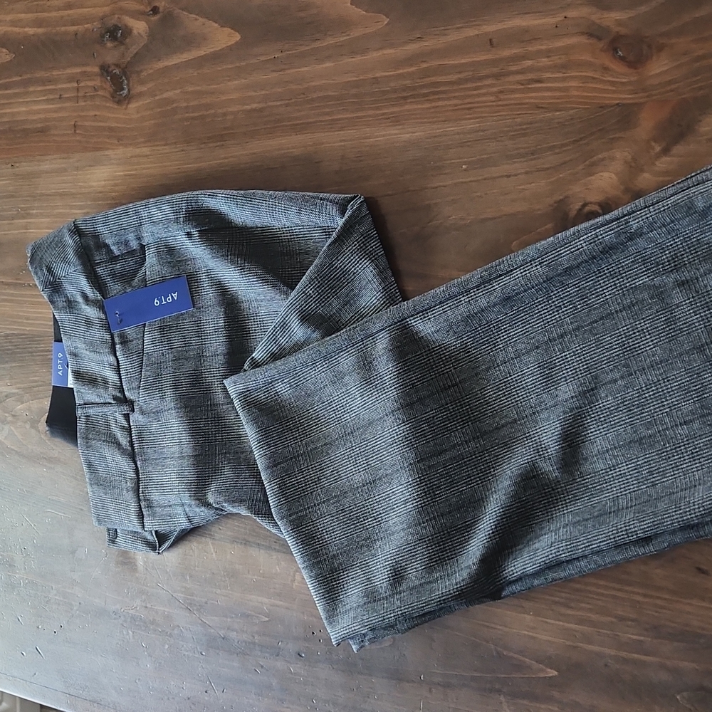 Apt. 9 Black Tweed Dress Pants sz 16